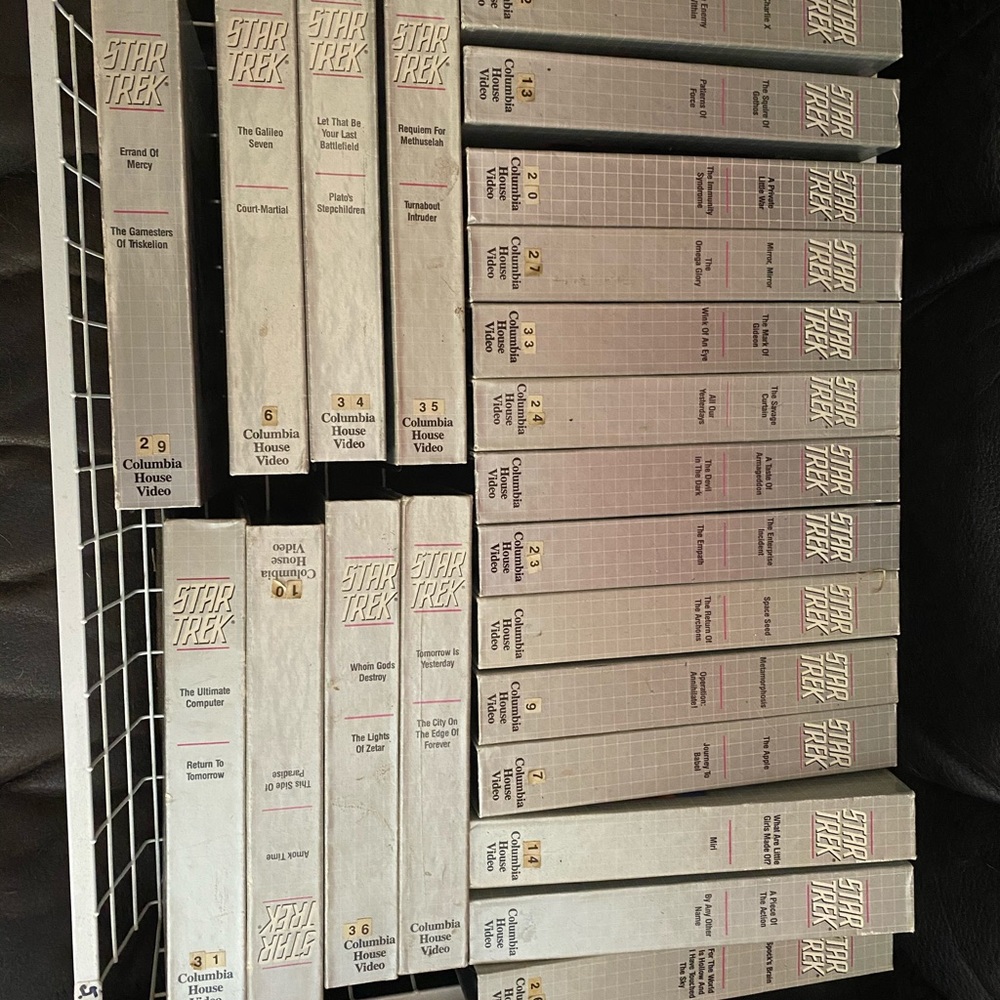 36 Star Trek VHS Collection